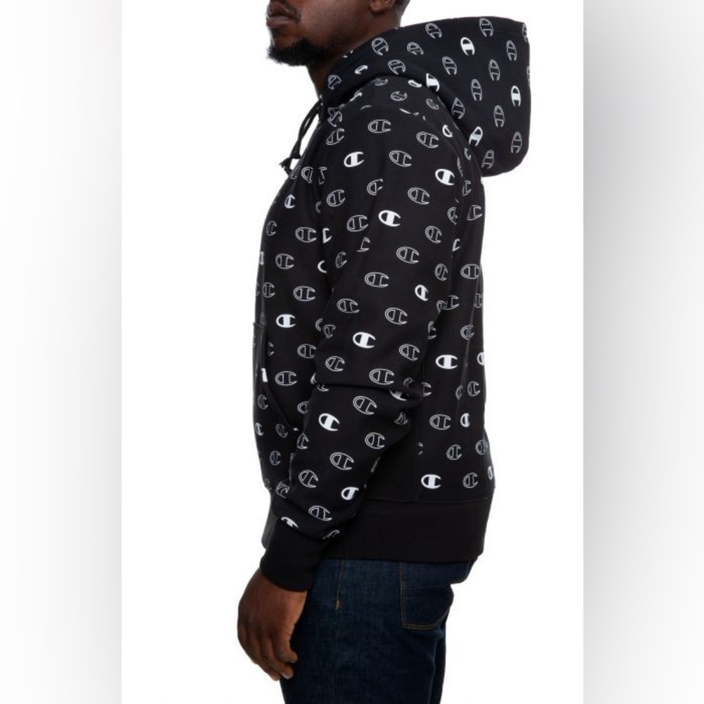 Champion Reverse Weave All-Over Print Hoodie 2xl - image 3